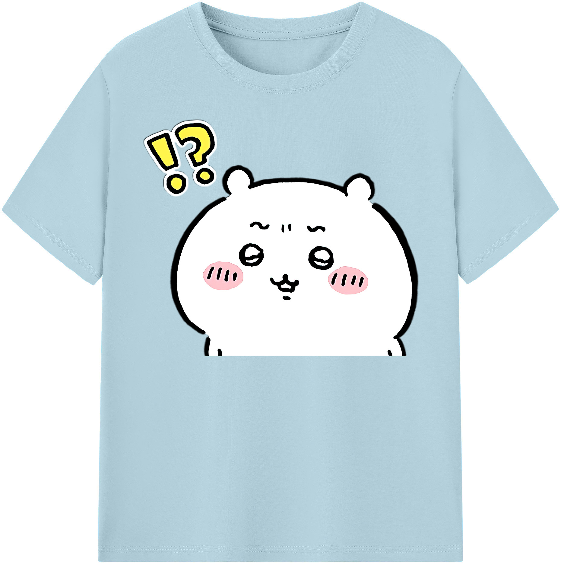 （画像用） ちいかわ ちいかわ Chii-kawa chiikawa 綿100％半袖Tシャツ（フロントプリント）